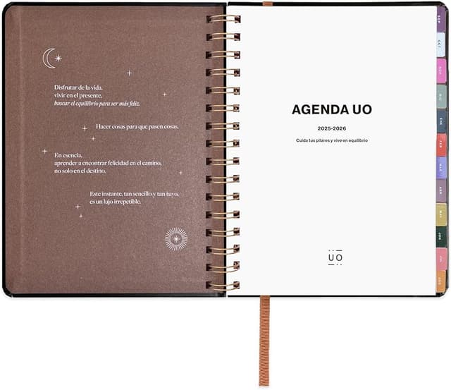 Thumbnail 1 de UO Agenda Escolar Equilibrio Semana Vista 127 stickers