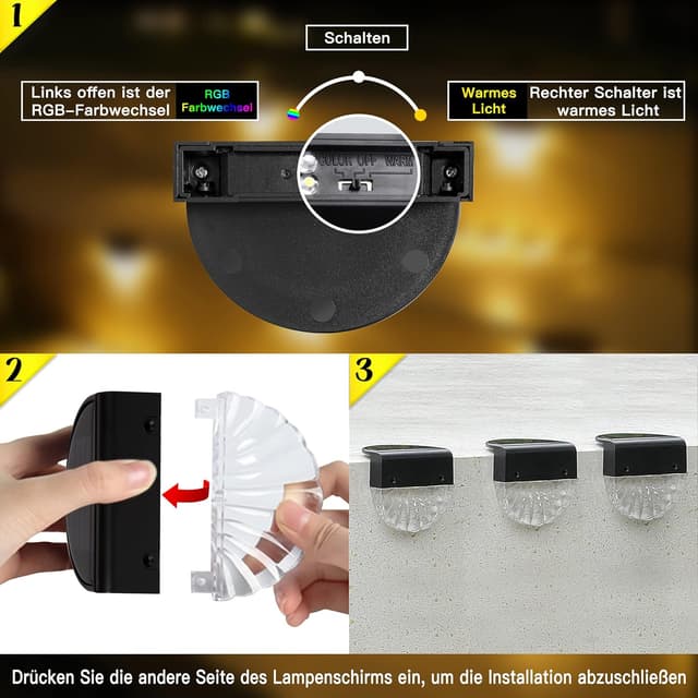 Thumbnail 3 de YOFIG Solarleuchten Außen Garten 6er Set