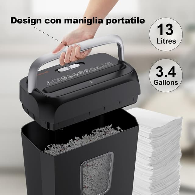 Detalle 2 de Bonsaii C237-B distruggidocumenti P-4 13L