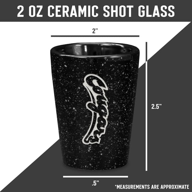 Detalle de Rico Industries NCAA Unisex-Adult Minimalist Washington Huskies 2oz Ceramic Shot Glass