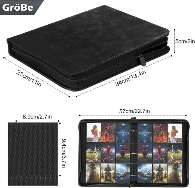 Detalle 2 de Sammelkarten Album 540 Karten, 34x28x5 cm