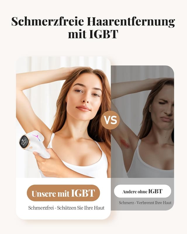 Thumbnail 4 de Haarlosy IPL Geräte Haarentfernung Laser 5,2 cm²