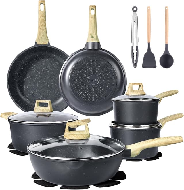 Imagen de GiPP 18PCS Set di Pentole in Ceramica en OfertitasTOP