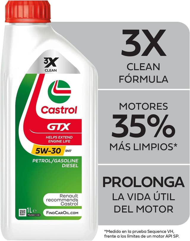 Thumbnail 3 de Castrol GTX 5W-30 RN17 5L 🛢