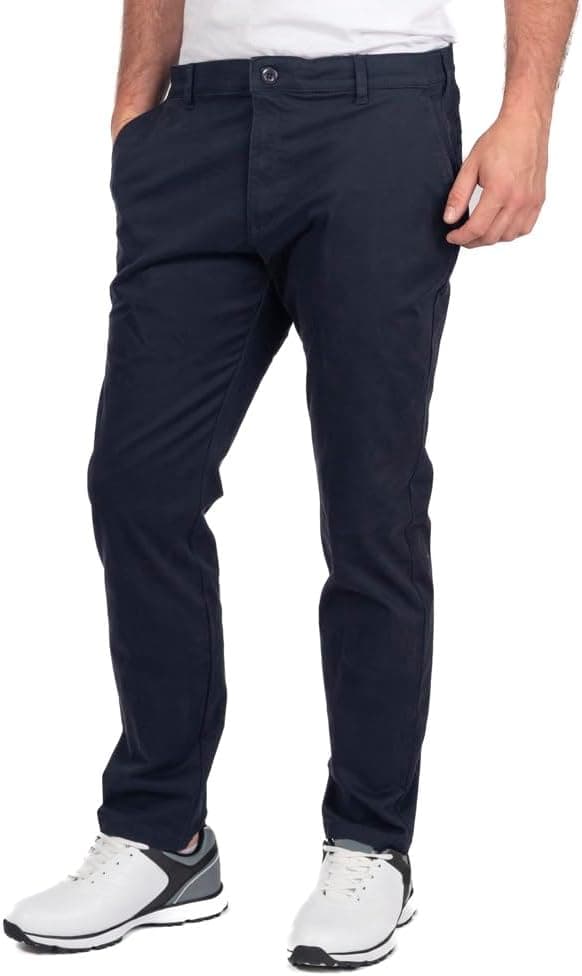 Detalle de Island Green men’s stretch cotton chino golf trousers