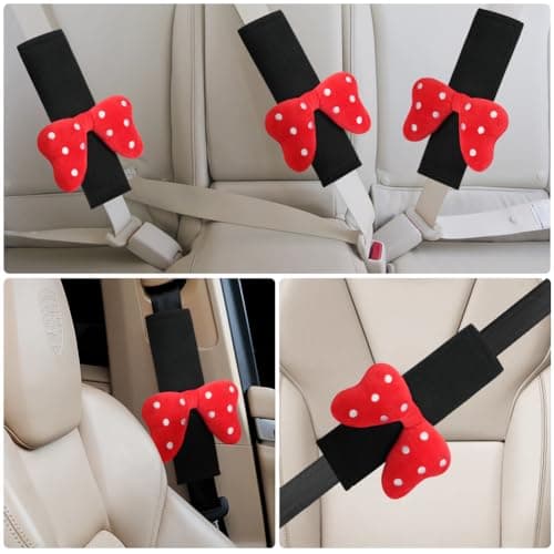 Thumbnail 3 de URAQT Protezioni per cintura di sicurezza papillon, 2 pezzi