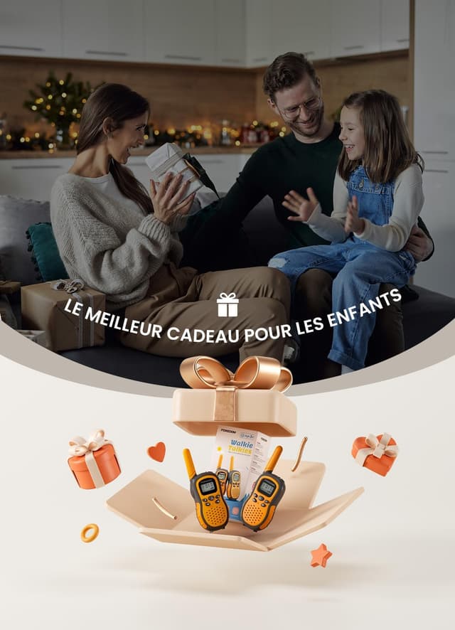 Thumbnail 6 de FOREDOM Talkie Walkie Enfants 3 km