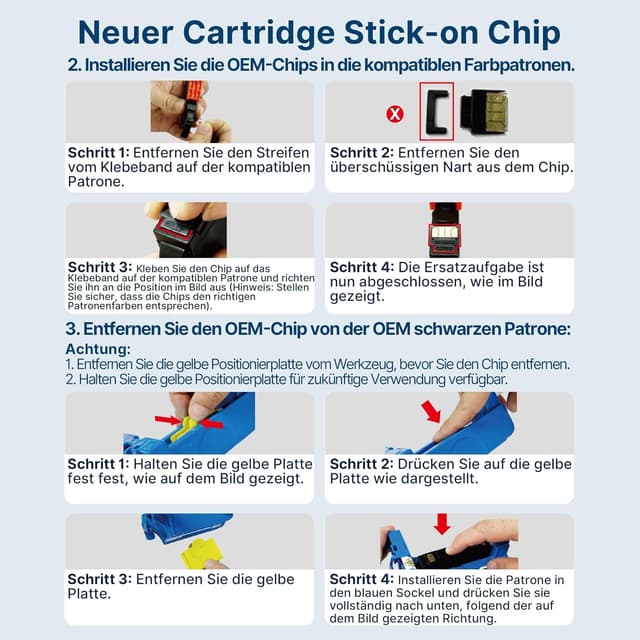 Detalle de Washope 924e/924 Patronen Multipack kompatibel für HP Officejet Pro (4er-Pack)