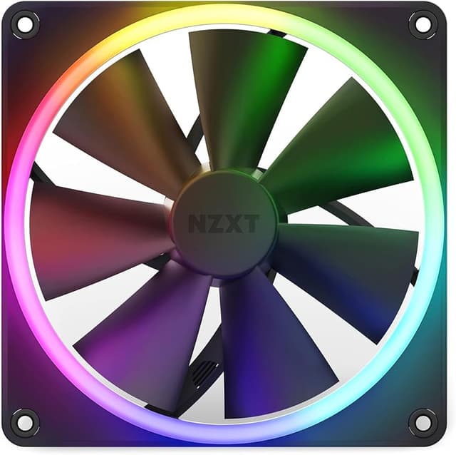 Detalle de NZXT F140 Duo — ventiladores RGB 140 mm 🎛