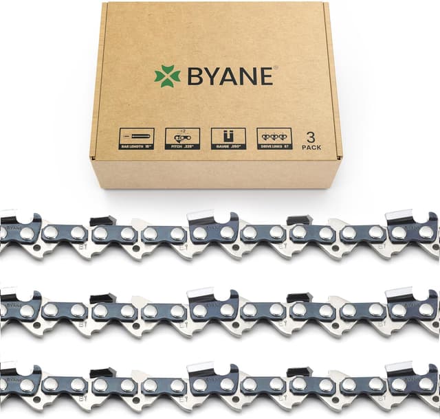 Detalle de BYANE Sägekette 40 cm, 0,050 Zoll, 67 Treibglieder
