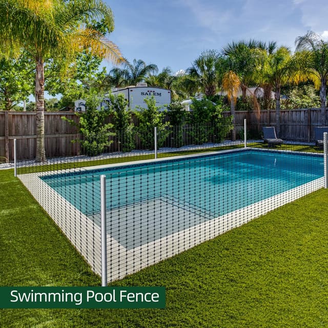 Detalle 2 de Ohuhu 30 m Begrenzungszaun 1 m hoch