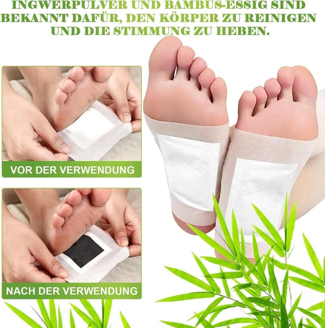 Detalle de Fußkleber 40 Stück für Tiefenreinigung