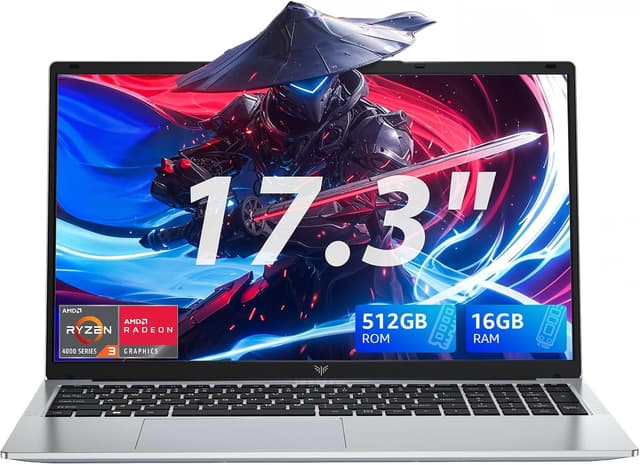 Detalle de KAIGERR AX17PRO 17.3-inch Ryzen 3 Laptop
