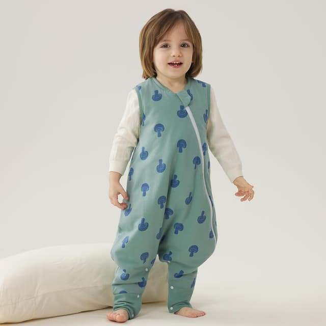 Thumbnail 6 de Duomiaomiao Schlafsack mit Füßen 1,5 TOG aus 100% Baumwolle für Jungen (2–3 Jahre)