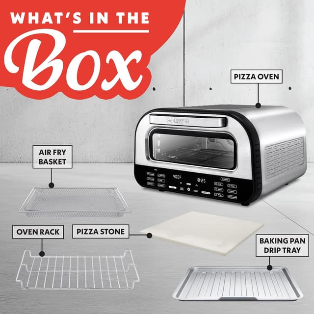 Thumbnail 5 de Gourmia Indoor Pizza Oven Air Fryer Toaster 1800W