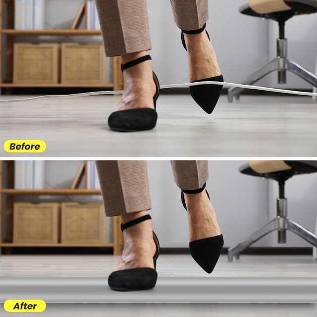 Detalle 2 de Adiwo Boden Kabelbrücke Kabelkanal 2 m 🔌