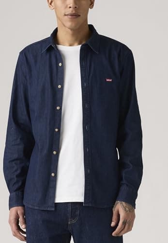 Detalle 2 de Levi's LS Battery Hm Shirt Slim Mookie Dark Wash XL