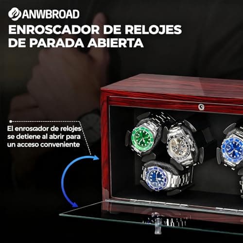 Detalle de ANWBROAD Enrollador giratorio 6 relojes 13.39