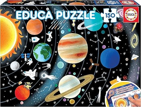 Detalle de Educa - Sistema Solar | Puzzle Infantil 150 Piezas 🪐