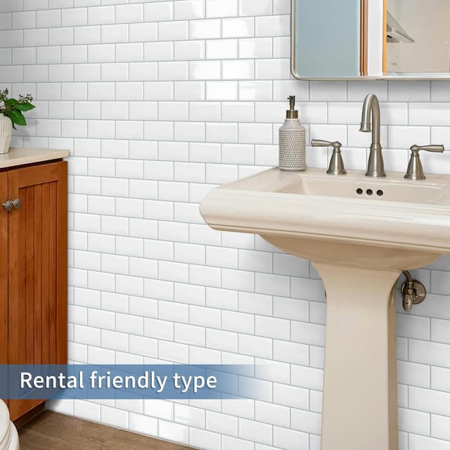 Thumbnail 2 de Tiwoos azulejos adhesivos 3D ladrillo 30.5 cm