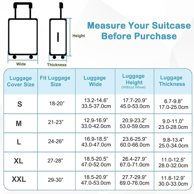 Thumbnail 2 de MHJY Suitcase Cover 18-32 inch protector