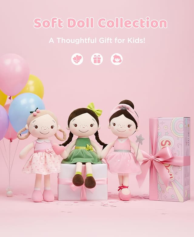 Detalle 2 de GAGAKU 16" Soft Baby Doll for Girls