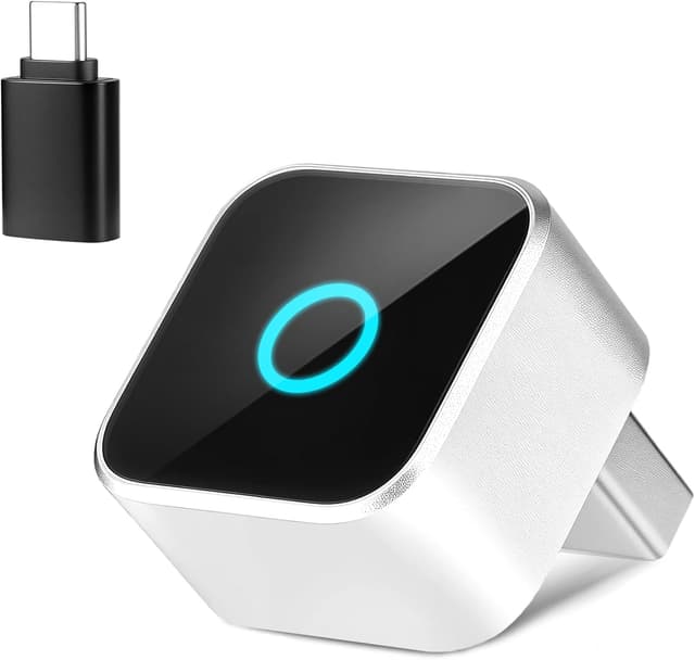 Detalle de Mini adaptateur CarPlay sans fil 2 en 1 USB/Type-C (Plug & Play) pour Apple CarPlay & Android Auto