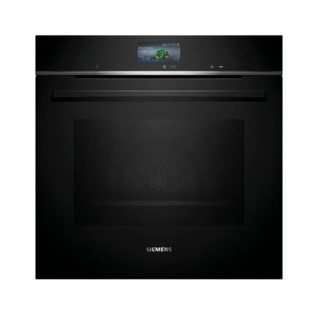Detalle de Siemens HR776G1B1 horno eléctrico 71 L negro inox con Vapor PulseSteam y autolimpieza pirolítica