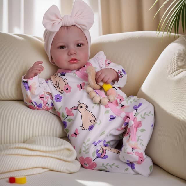 Thumbnail 3 de BABESIDE Reborn Baby Doll 20-inch