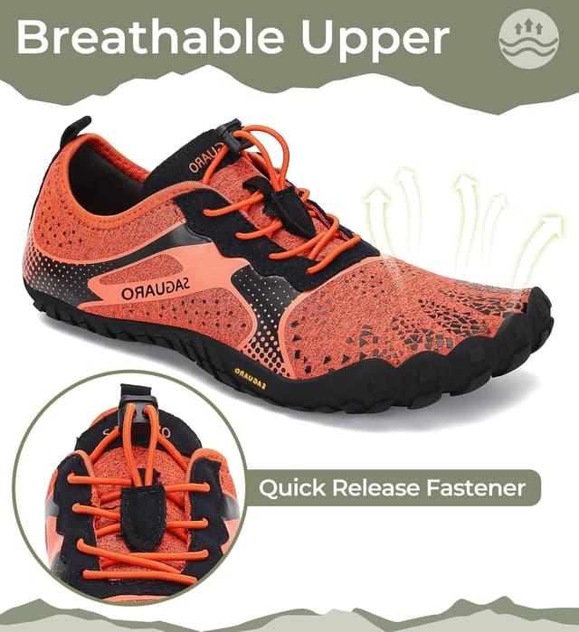 Detalle de SAGUARO Unisex Barfußschuhe für Indoor & Outdoor Fitness, Gr. 36–48