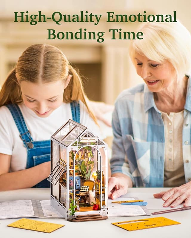 Thumbnail 5 de Rolife Book Nook kit maison miniature DIY avec lumières 🏠