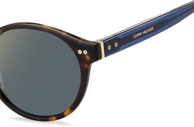 Detalle 2 de Lunettes Tommy Hilfiger TH 1795/S mixte couleur havane (50 mm) avec étui