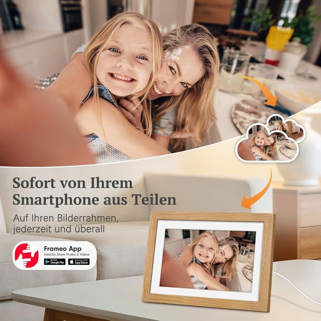 Detalle de Digitaler Bilderrahmen 10,1" 32 GB 🌄