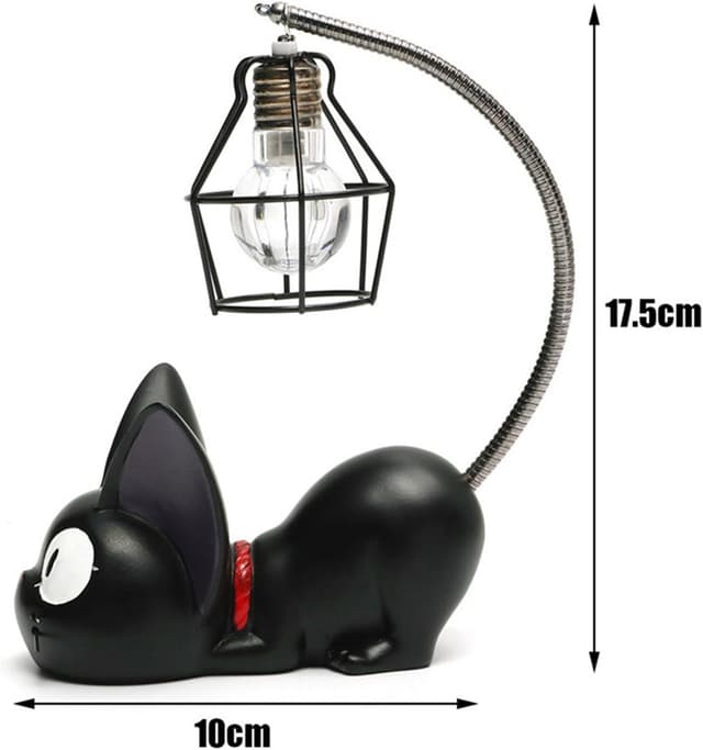 Detalle de Creative Resin Kiki Cat Night Light LED 🕯