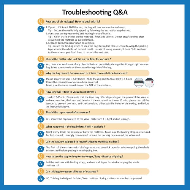 Detalle 2 de Storage Logic King/Cal-King mattress vacuum bag 80%