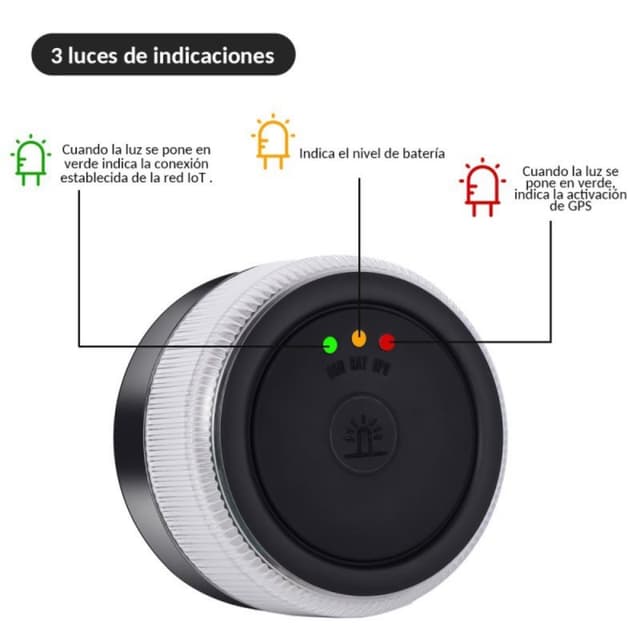 Detalle 2 de Baliza V16 Geolocalización homologada con eSIM