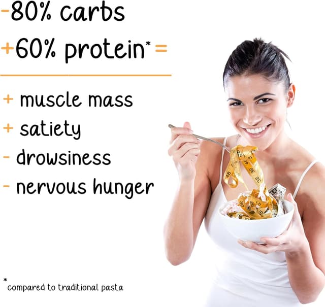 Detalle de Pasta proteica keto Lineadiet penne chetogeniche 7 monoporzioni da 50 g