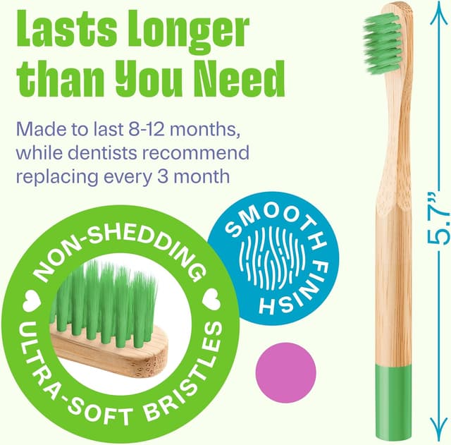 Thumbnail 3 de VIVAGO Kids Toothbrush 6 Pack