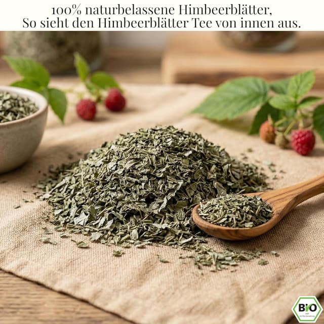 Detalle 1 de KLUIZ TEA Himbeerblättertee 200 g 🍵