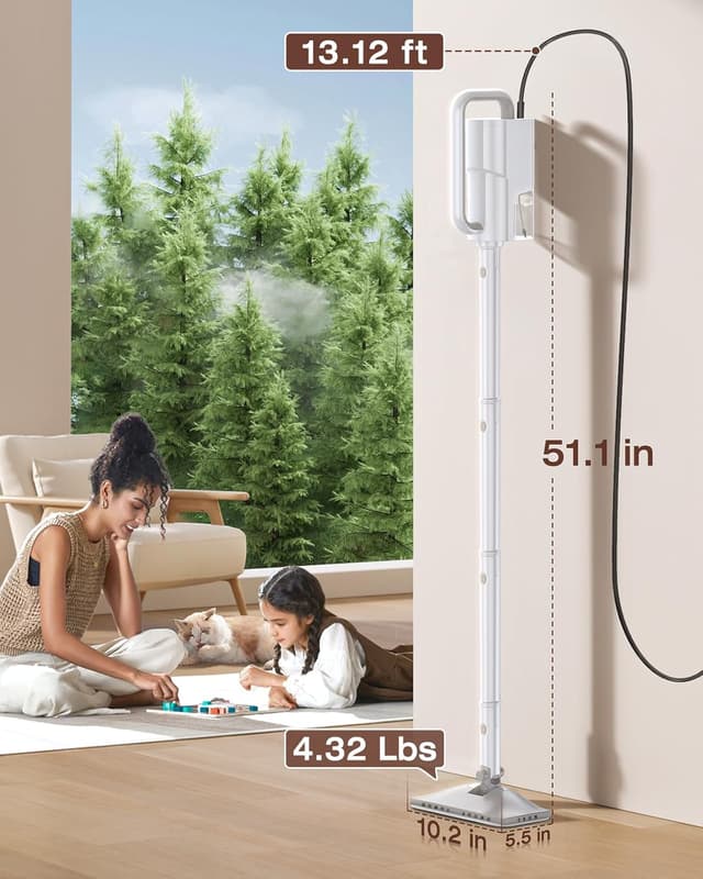 Detalle de LABIGO 10-in-1 steam mop 10-second heat-up