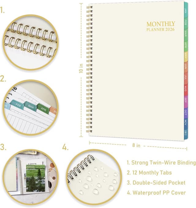 Thumbnail 3 de 2026 Monthly Planner for Organized Year