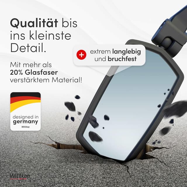 Thumbnail 2 de WITTKOP Fahrradspiegel Großes HD Sichtfeld