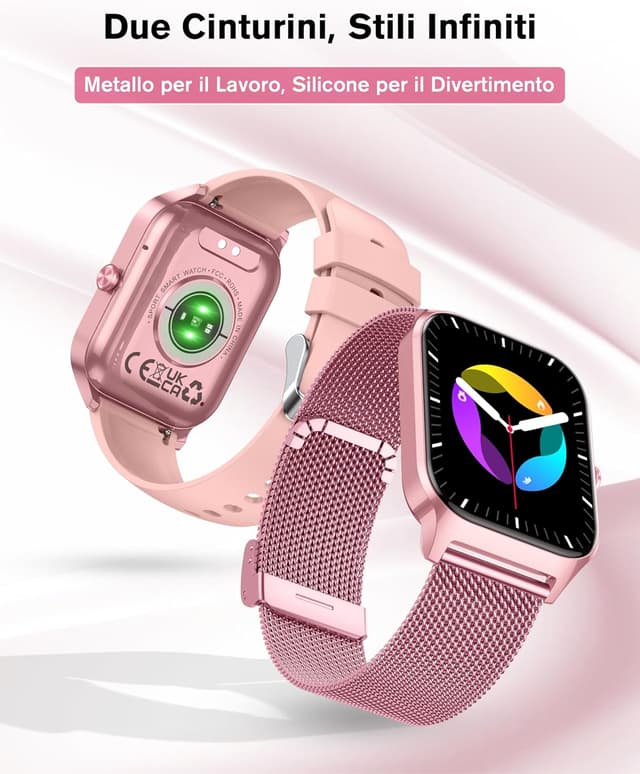 Detalle 2 de KALINCO Smartwatch 1.85” IA per salute e sport