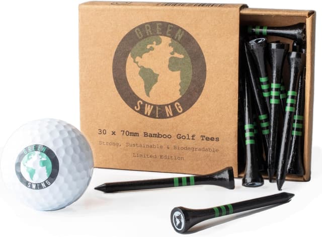 Imagen de Green Swing Bamboo Golf Tees 70mm 30pcs en OfertitasTOP
