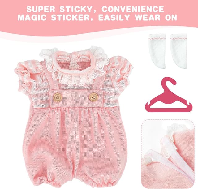Detalle 1 de Aolso Puppenkleidungsset 14–18 Zoll für 35–45 cm