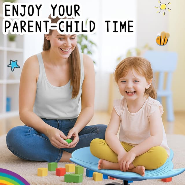 Thumbnail 5 de Evie Bee Spinning Chair 360° swivel for balance