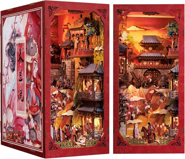 Detalle de CUTEBEE Book Nook Kit The Legend of Mulan