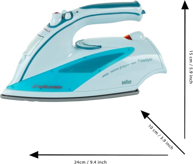 Detalle 2 de Theo Klein 6245 ferro da stiro Braun per bambini a batteria con LED
