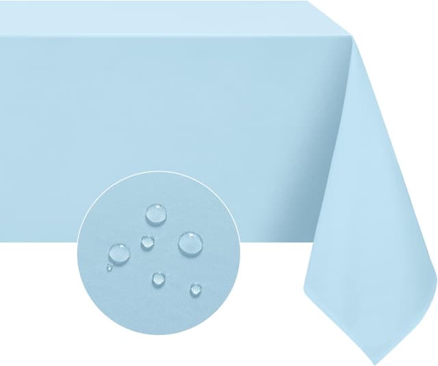 Thumbnail 6 de Softalker Large Easter Table Cloth colourful gingham 240x140cm wipeable rectangular spring table cover