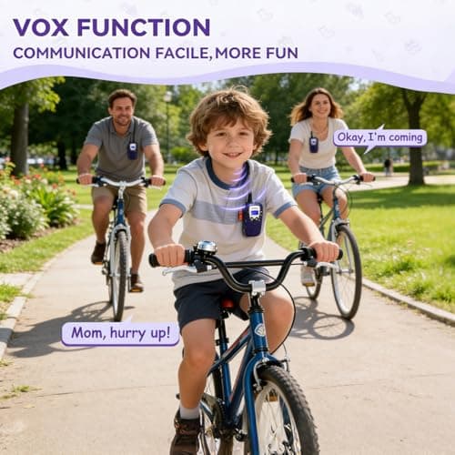 Thumbnail 6 de Retevis RT388 walkie talkie infantil PMR446 (8 canales) con pantalla LCD, VOX y linterna